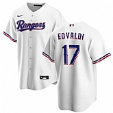 Men's Texas Rangers #17 Nathan Eovaldi White Cool Base Stitched Baseball Jersey Dzhi,baseball caps,new era cap wholesale,wholesale hats