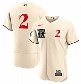 Men's Texas Rangers #2 Marcus Semien Cream 2023 City Connect Flex Base Stitched Baseball Jersey Dzhi,baseball caps,new era cap wholesale,wholesale hats
