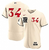 Men's Texas Rangers #34 Nolan Ryan Cream 2023 City Connect Flex Base Stitched Baseball Jersey Dzhi,baseball caps,new era cap wholesale,wholesale hats