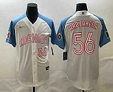 Mens Mexico Baseball #56 Randy Arozarena Number 2023 White Blue World Classic Stitched Jersey,baseball caps,new era cap wholesale,wholesale hats