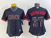 Women's Cincinnati Reds #37 Tyler Stephenson Black 2023 City Connect Cool Base Stitched Jerseys,baseball caps,new era cap wholesale,wholesale hats