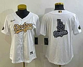 Women's Los Angeles Dodgers Big Logo White 2022 All Star Stitched Cool Base Nike Jerseys,baseball caps,new era cap wholesale,wholesale hats