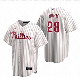Youth Philadelphia Phillies #28 Alec Bohm White Home Stitched Jersey Dzhi,baseball caps,new era cap wholesale,wholesale hats