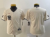 Youth Texas Rangers Blank Cream 2023 City Connect Stitched Baseball Jersey,baseball caps,new era cap wholesale,wholesale hats