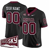 Men's Montana Grizzlies Active Player Custom Black 2025 F.U.S.E. Big Sky Patch Vapor Limited V1 Stitched Jersey,baseball caps,new era cap wholesale,wholesale hats