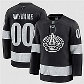 Men's Los Angeles Kings Custom Black Alternate Stitched Hockey Jersey,baseball caps,new era cap wholesale,wholesale hats
