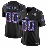 Men's Detroit Lions Active Player Custom Black 2025 Crucial Catch F.U.S.E. Vapor Limited Stitched Jersey,baseball caps,new era cap wholesale,wholesale hats