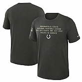 Men's Indianapolis Colts Dark Green 2025 Salute to Service Sideline Slub Dri-FIT T-Shirt,baseball caps,new era cap wholesale,wholesale hats