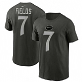 Men's New York Jets #7 Justin Fields Gotham Green 2025 Rivalries Collection Player Name & Number T-Shirt,baseball caps,new era cap wholesale,wholesale hats
