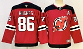 Youth New Jersey Devils #86 Jack Hughes Red With A Patch Stitched Jersey,baseball caps,new era cap wholesale,wholesale hats