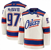Men's Edmonton Oilers #97 Connor McDavid Light Beige Alternate With C Patch Stitched Jersey Dzhi,baseball caps,new era cap wholesale,wholesale hats