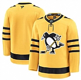Men's Pittsburgh Penguins Blank Gold 2025 Alternate Stitched Jersey Dzhi,baseball caps,new era cap wholesale,wholesale hats