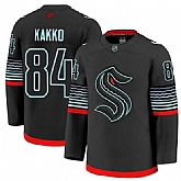 Men's Seattle Kraken #84 Kaapo Kakko Black Alternate Stitched Jersey Dzhi,baseball caps,new era cap wholesale,wholesale hats