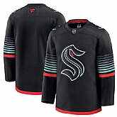 Men's Seattle Kraken Blank Black Alternate Stitched Jersey Dzhi,baseball caps,new era cap wholesale,wholesale hats