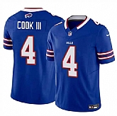 Men & Women & Youth Buffalo Bills #4 James Cook III Blue 2025 F.U.S.E. Vapor Untouchable Limited Stitched Jersey,baseball caps,new era cap wholesale,wholesale hats