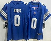 Women's Detroit Lions #0 Jahmyr Gibbs Limited Blue Vapor Jersey,baseball caps,new era cap wholesale,wholesale hats