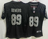 Women's Las Vegas Raiders #89 Brock Bowers Limited Black Vapor Jersey,baseball caps,new era cap wholesale,wholesale hats