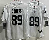 Women's Las Vegas Raiders #89 Brock Bowers Limited White Vapor Jersey,baseball caps,new era cap wholesale,wholesale hats