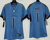 Women's Tennessee Titans #1 Cameron Ward Limited Blue Vapor Jersey,baseball caps,new era cap wholesale,wholesale hats