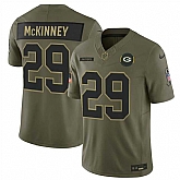 Men's Green Bay Packers #29 Xavier McKinney Olive 2025 F.U.S.E. Salute to Service Limited Stitched Jersey Dyin,baseball caps,new era cap wholesale,wholesale hats