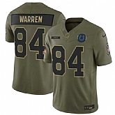 Men's Indianapolis Colts #84 Tyler Warren Olive 2025 Salute to Service Limited Stitched Jersey Dyin,baseball caps,new era cap wholesale,wholesale hats
