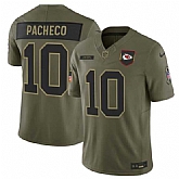 Men's Kansas City Chiefs #10 Isiah Pacheco Olive 2025 Salute to Service Limited Stitched Jersey Dyin,baseball caps,new era cap wholesale,wholesale hats
