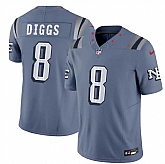 Men's New England Patriots #8 Stefon Diggs 2025 F.U.S.E. 'Rivalries' Vapor Limited Stitched Jersey Dzhi,baseball caps,new era cap wholesale,wholesale hats