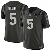 Men's New York Jets #5 Garrett Wilson Black 2025 F.U.S.E. 'Rivalries' Vapor Limited Stitched Jersey Dzhi,baseball caps,new era cap wholesale,wholesale hats