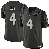 Men's New York Jets #4 Brady Cook Black 2025 F.U.S.E. 'Rivalries' Vapor Limited Stitched Jersey Dzhi,baseball caps,new era cap wholesale,wholesale hats