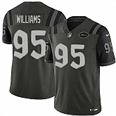 Men's New York Jets #95 Quinnen Williams Black 2025 F.U.S.E. 'Rivalries' Vapor Limited Stitched Jersey Dzhi,baseball caps,new era cap wholesale,wholesale hats
