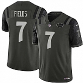 Men's New York Jets #7 Justin Fields Black 2025 F.U.S.E. 'Rivalries' Vapor Limited Stitched Jersey Dzhi,baseball caps,new era cap wholesale,wholesale hats