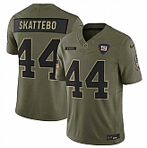 Men's New York Giants #44 Cam Skattebo Olive 2025 F.U.S.E. Salute to Service Limited Stitched Jersey Dyin,baseball caps,new era cap wholesale,wholesale hats