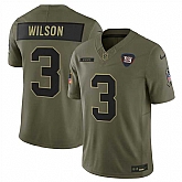 Men's New York Giants #3 Russell Wilson Olive 2025 F.U.S.E. Salute to Service Limited Stitched Jersey Dyin,baseball caps,new era cap wholesale,wholesale hats