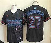 Men's Toronto Blue Jays #27 Vladimir Guerrero Jr. Navy 2024 City Connect Limited Stitched Baseball Jersey,baseball caps,new era cap wholesale,wholesale hats