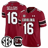 Men's South Carolina Fighting Gamecocks #16 LaNorris Sellers Garnet 2025 F.U.S.E. Stitched Jersey Dzhi,baseball caps,new era cap wholesale,wholesale hats