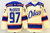 Men's Edmonton Oilers #97 Connor McDavid Light Beige 2025 Alternate With C Patch Stitched Hockey Jersey,baseball caps,new era cap wholesale,wholesale hats
