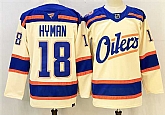 Men's Edmonton Oilers #18 Zach Hyman Light Beige 2025 Alternate Stitched Hockey Jersey,baseball caps,new era cap wholesale,wholesale hats