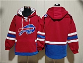 Men's Buffalo Bills Blank Red Ageless Must-Have Lace-Up Pullover Hoodie,baseball caps,new era cap wholesale,wholesale hats
