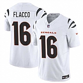 Men's Cincinnati Bengals #16 Joe Flacco White 2025 F.U.S.E. Vapor Untouchable Limited Stitched Jersey,baseball caps,new era cap wholesale,wholesale hats