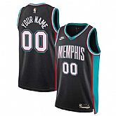 Men's Memphis Grizzlies Active Player Custom Black 2025 Classic Edition Stitched Basketball Jersey,baseball caps,new era cap wholesale,wholesale hats