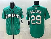 Men's Seattle Mariners #29 Cal Raleigh Aqua Limited Stitched jersey,baseball caps,new era cap wholesale,wholesale hats