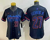 Women's Toronto Blue Jays #27 Vladimir Guerrero Jr Black 2024 City Connect Limited Jersey,baseball caps,new era cap wholesale,wholesale hats