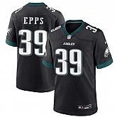 Men & Women & Youth Philadelphia Eagles #39 Marcus Epps Black 2025 Vapor Untouchable Limited Stitched Jersey,baseball caps,new era cap wholesale,wholesale hats