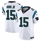 Men's Carolina Panthers #15 Jimmy Horn Jr White 2025 F.U.S.E. Vapor Untouchable Limited Stitched Jersey Dzhi,baseball caps,new era cap wholesale,wholesale hats