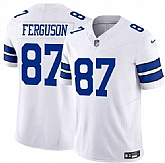 Men's Dallas Cowboys #87 Jake Ferguson White 2025 F.U.S.E Vapor Untouchable Limited Stitched Jersey Dzhi,baseball caps,new era cap wholesale,wholesale hats