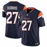 Men's Denver Broncos #27 J.K. Dobbins Navy F.U.S.E. Vapor Limited Stitched Jersey Dzhi,baseball caps,new era cap wholesale,wholesale hats