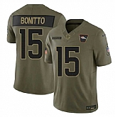 Men's Denver Broncos #15 Nik Bonitto Olive 2025 F.U.S.E. Salute to Service Limited Stitched Jersey Dyin,baseball caps,new era cap wholesale,wholesale hats