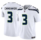 Men's Seattle Seahawks #3 Nick Emmanwori White 2025 F.U.S.E. Vapor Untouchable Limited Stitched Jersey Dzhi,baseball caps,new era cap wholesale,wholesale hats