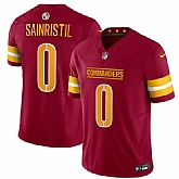 Men's Washington Commanders #0 Mike Sainristill Burgundy 2025 Draft F.U.S.E. Vapor Limited Stitched Jersey Dzhi,baseball caps,new era cap wholesale,wholesale hats