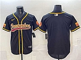 Men's Washington Commanders Blank Black Limited Stitched Baseball Jersey,baseball caps,new era cap wholesale,wholesale hats